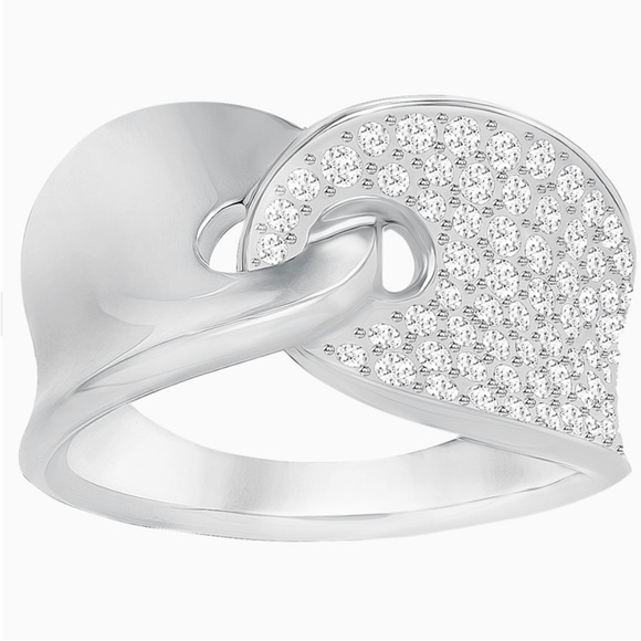 Swarovski Guardian Ring, White, Rhodium Plating
# 5279057 Brand New - Picture 1 of 7